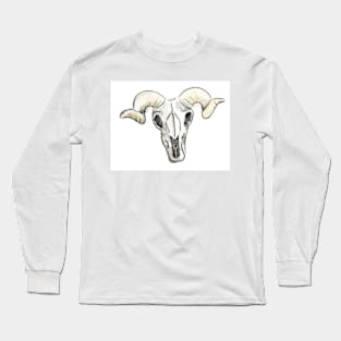 ram skull Long Sleeve T-Shirt